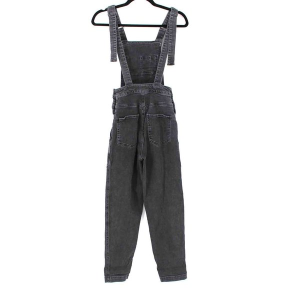 Rebecca Minkoff Black Denim Overalls Jeans Bib Skinny Leg Adjustable Straps XXS - Picture 6 of 8